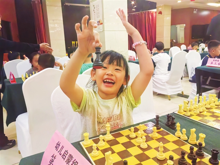 在对弈中爱上思考 山西省国际象棋幼儿趣味大赛回望