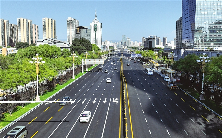 迎泽大街西段今日通车  城市“中轴线”全线贯通焕新